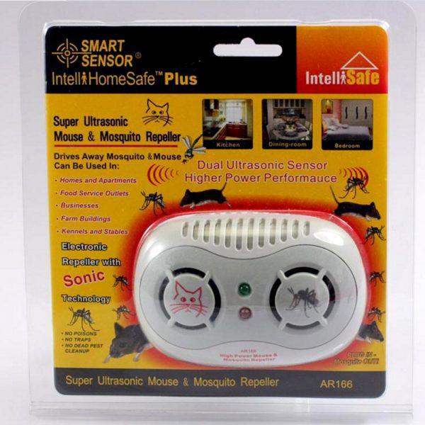 [Hoàn Tiền 10%] Máy đuổi chuột và muỗi bằng sóng siêu âm IntellSafe BH586