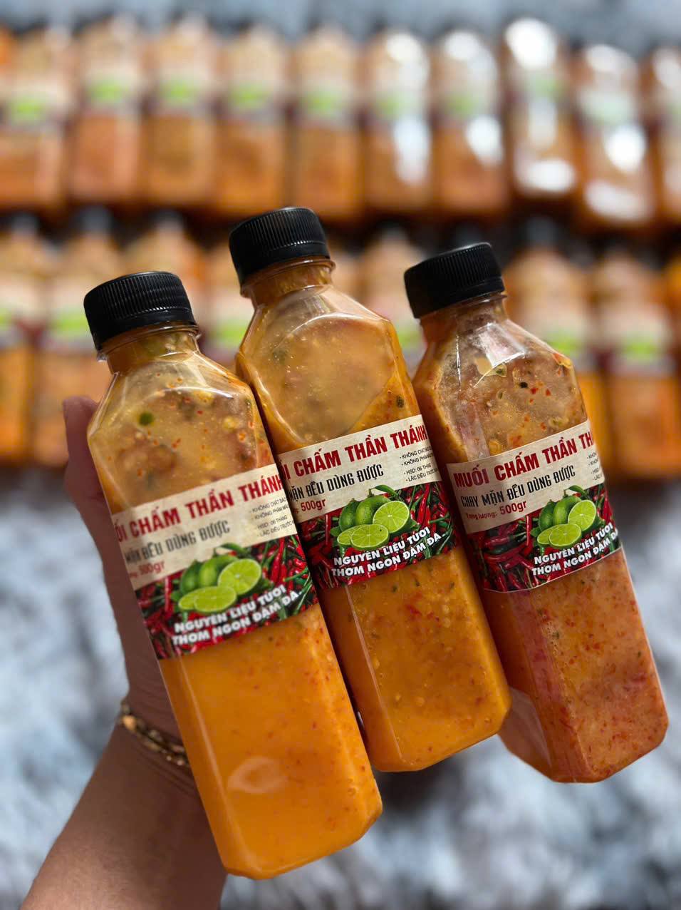 Muối châm thần thánh ớt đỏ - 1 CHAI 300ml SIÊU HOT