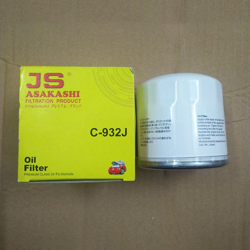 Lọc nhớt lọc dầu Daihatsu Terios 1.3L 1997-2006 và 1.5L 2006-2008 mã C932J của JS Asakashi Nhật Bản