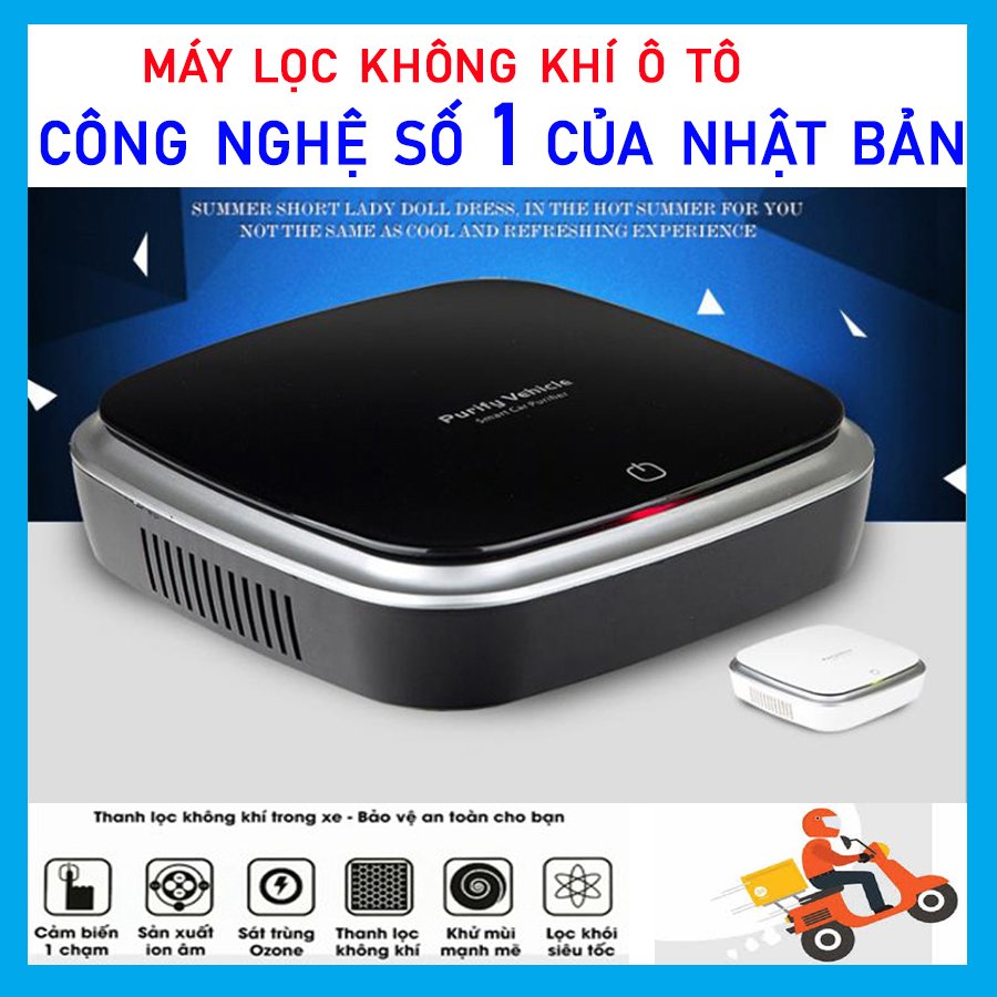 Máy lọc không khí trong ô tô, máy lọc không khí khử mùi xe hơi, lọc khử khuẩn, lọc không khí hiệu quả, an toàn, chất lượng-sale