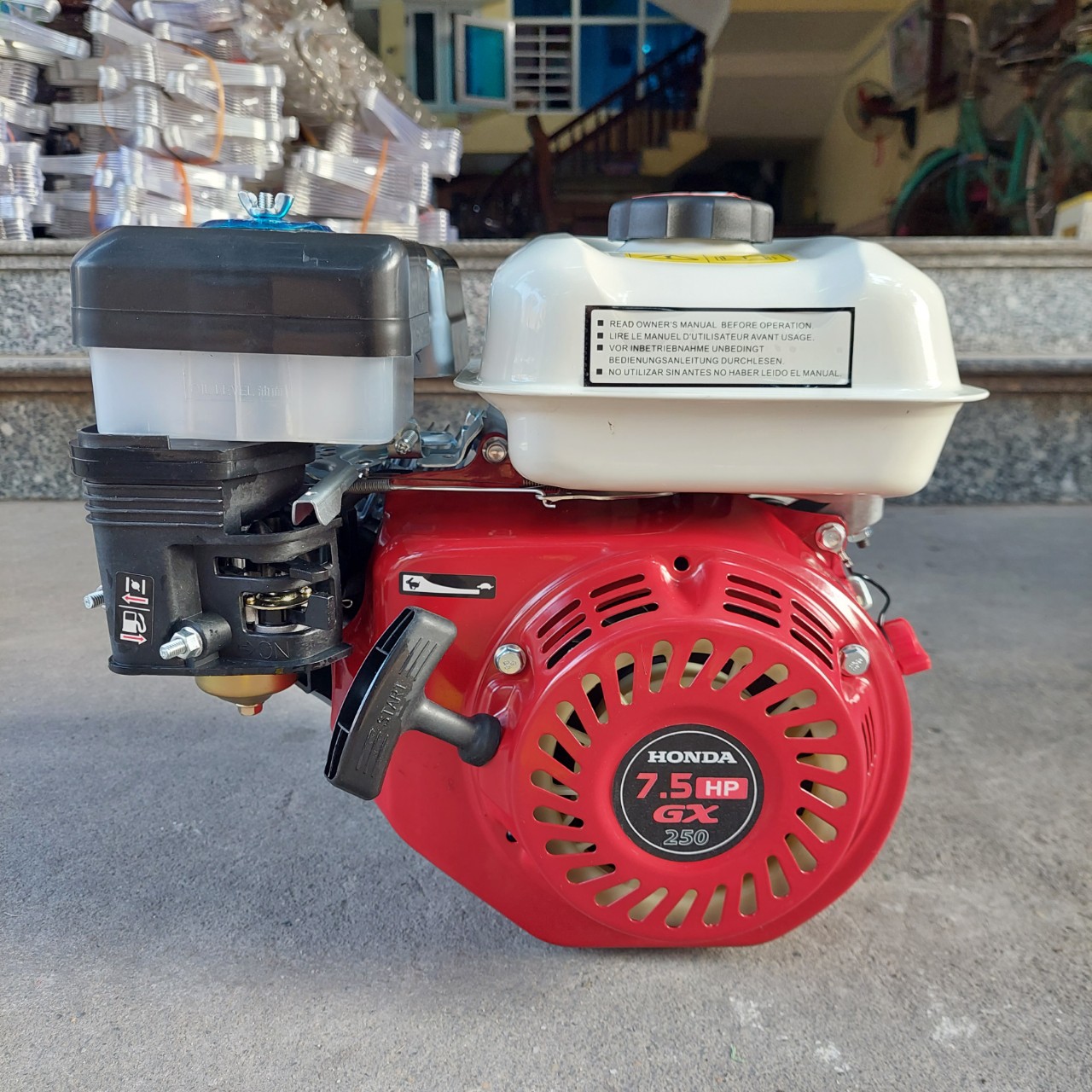 Động cơ xăng honda gx250 7.5hp dùng đa năng - máy nổ chạy xăng