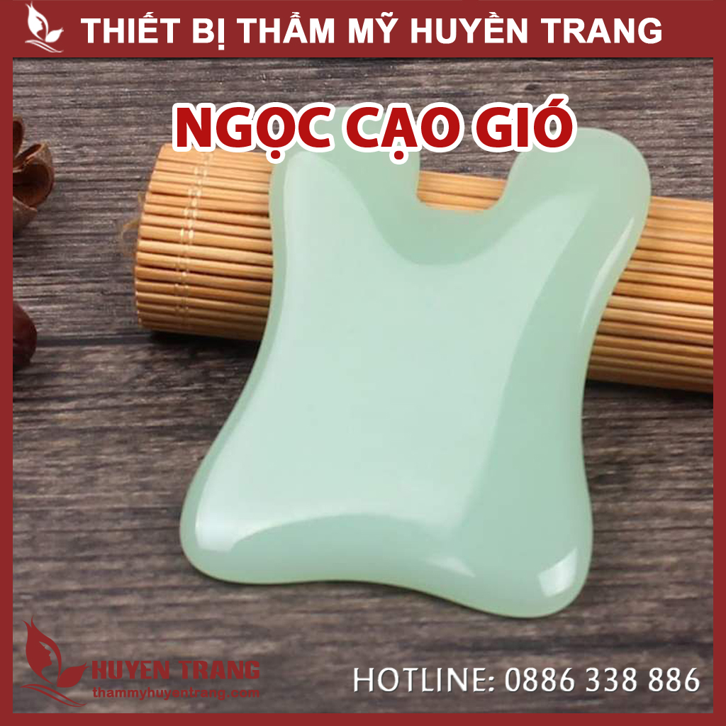Ngọc Cạo Gió Massage Guasha Đả Thông Kinh Lạc Dùng Trong Spa Đông Y - Thẩm Mỹ Huyền Trang