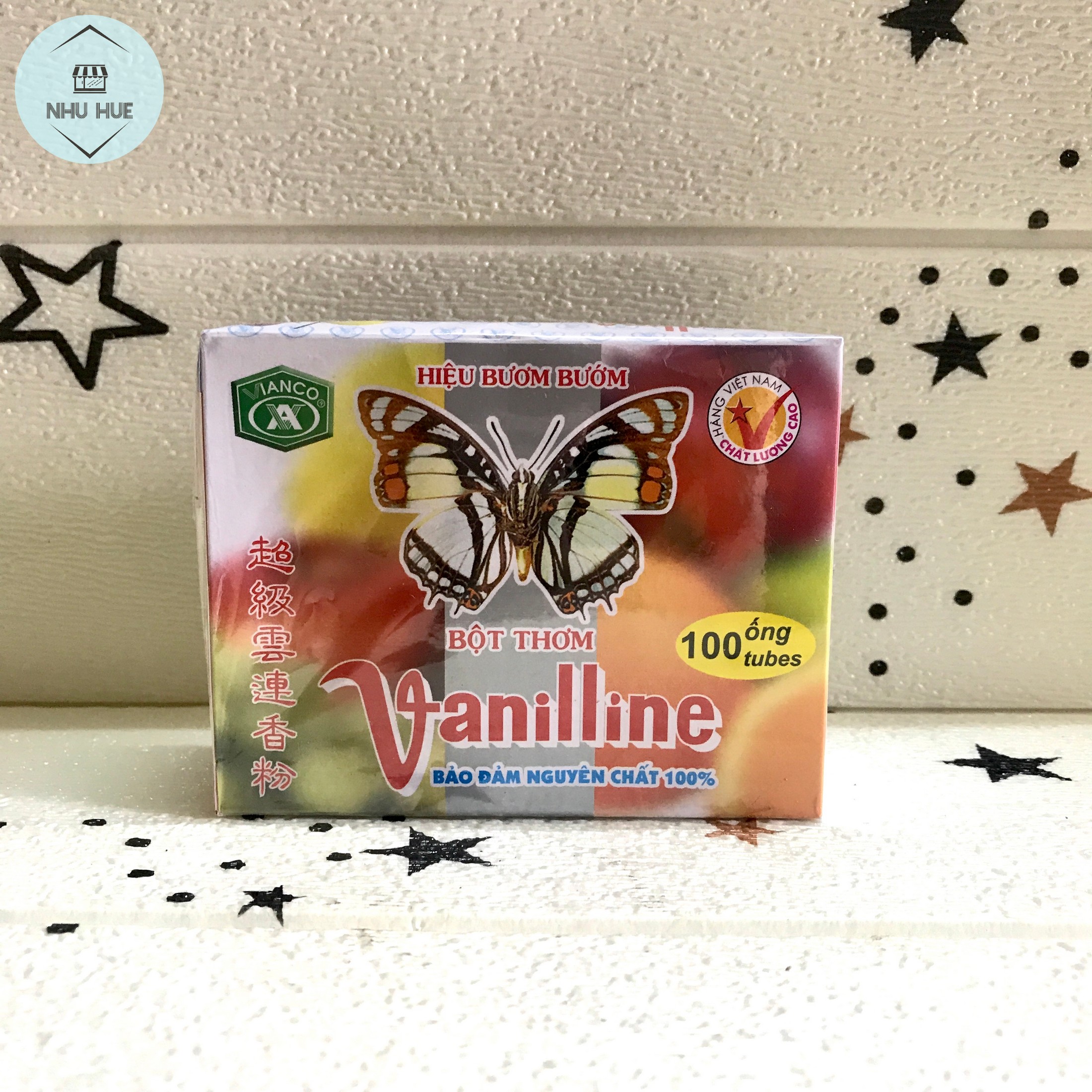 Bột vani Con Bướm (10 vĩ x 10 ống)