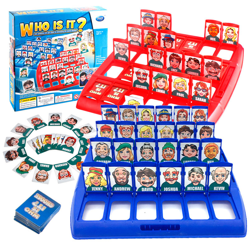 Bộ Đồ Chơi Board Game Who is it Dành Cho Trẻ Em Và Người Lớn