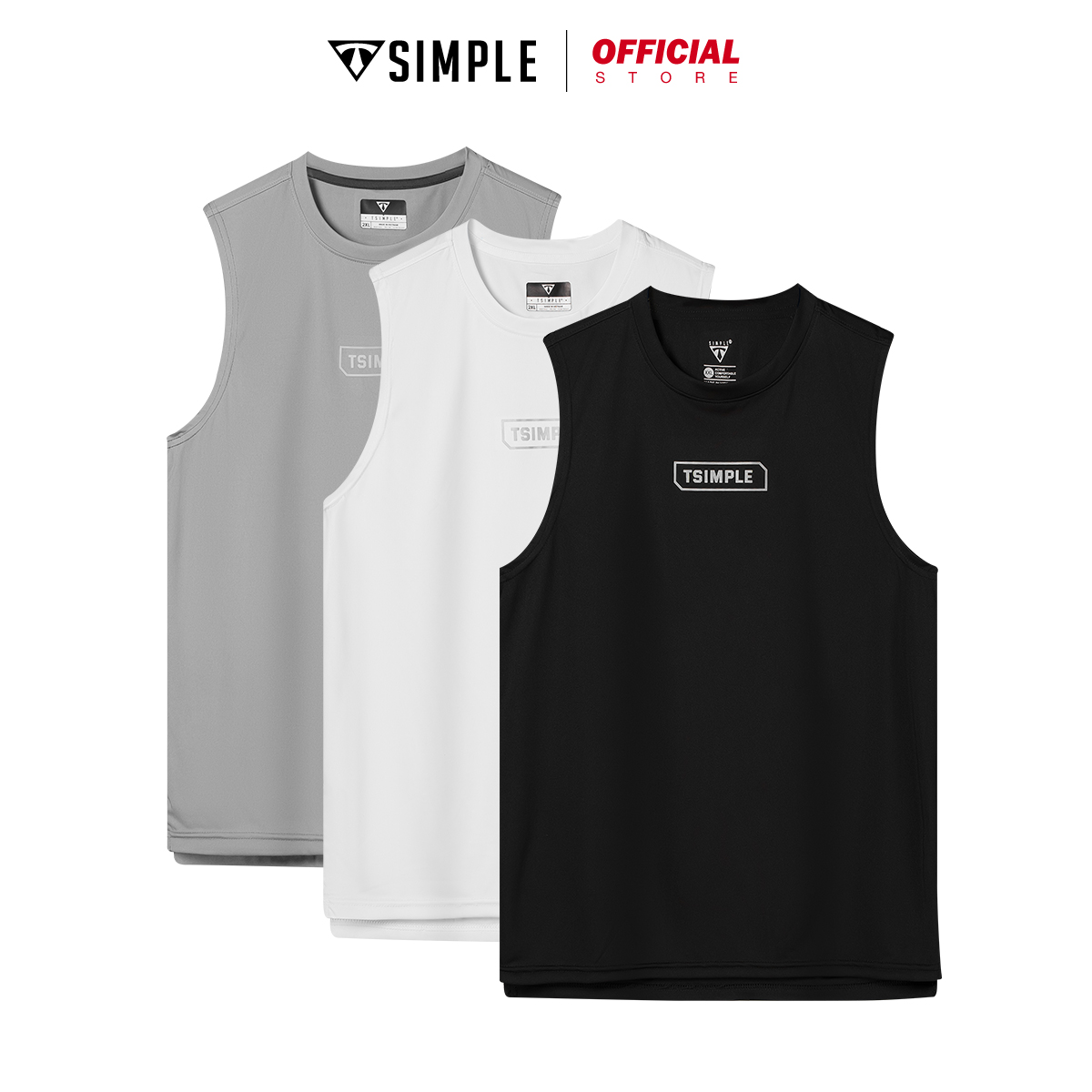 Áo Ba Lỗ Nam TSIMPLE sát nách tập gym vải thun lạnh thể thao thoáng mát co giãn thấm hút mồ hôi ALHP1