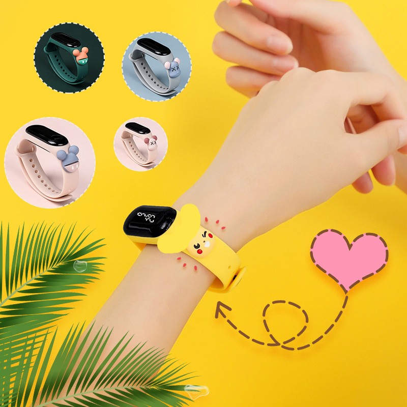 [HCM]ĐỒNG HỒ THÔNG MINH DÀNH CHO BÉ TRAI VÀ BÉ GÁI - ĐỒNG HỒ BẤM GIỜ ĐA NĂNG  CHỐNG NƯỚC TỐT  VỚI HOẠ TIẾT HOẠT HÌNH NGỘ NGHĨNH  - CÓ ĐÈN LED CẢM ỨNG CỰC NHẠY