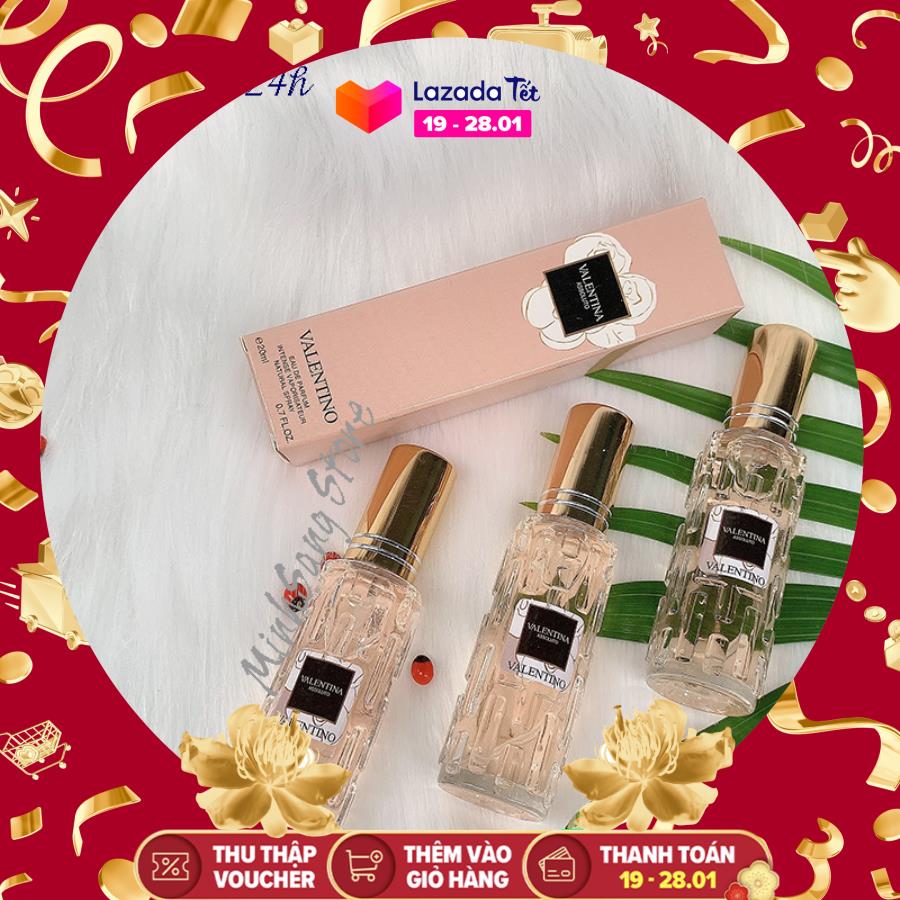COMBO 3 CHAI NƯỚC HOA NỮ CHIẾT PHÁP VALEN 20ML LƯU HƯƠNG 4-12H
