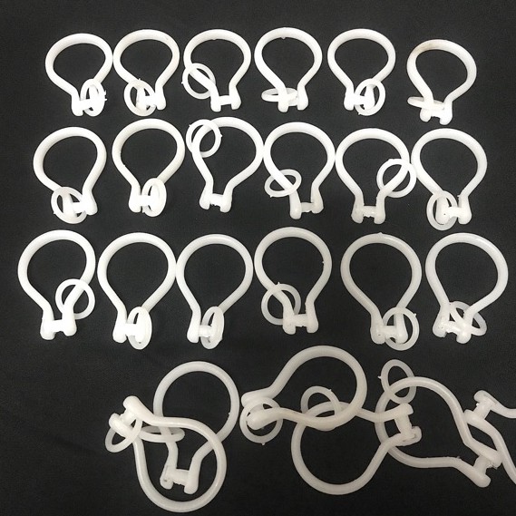 20 cái móc treo rèm ri đô rèm cửa apec móc nhựa dùng để cài ghi đô