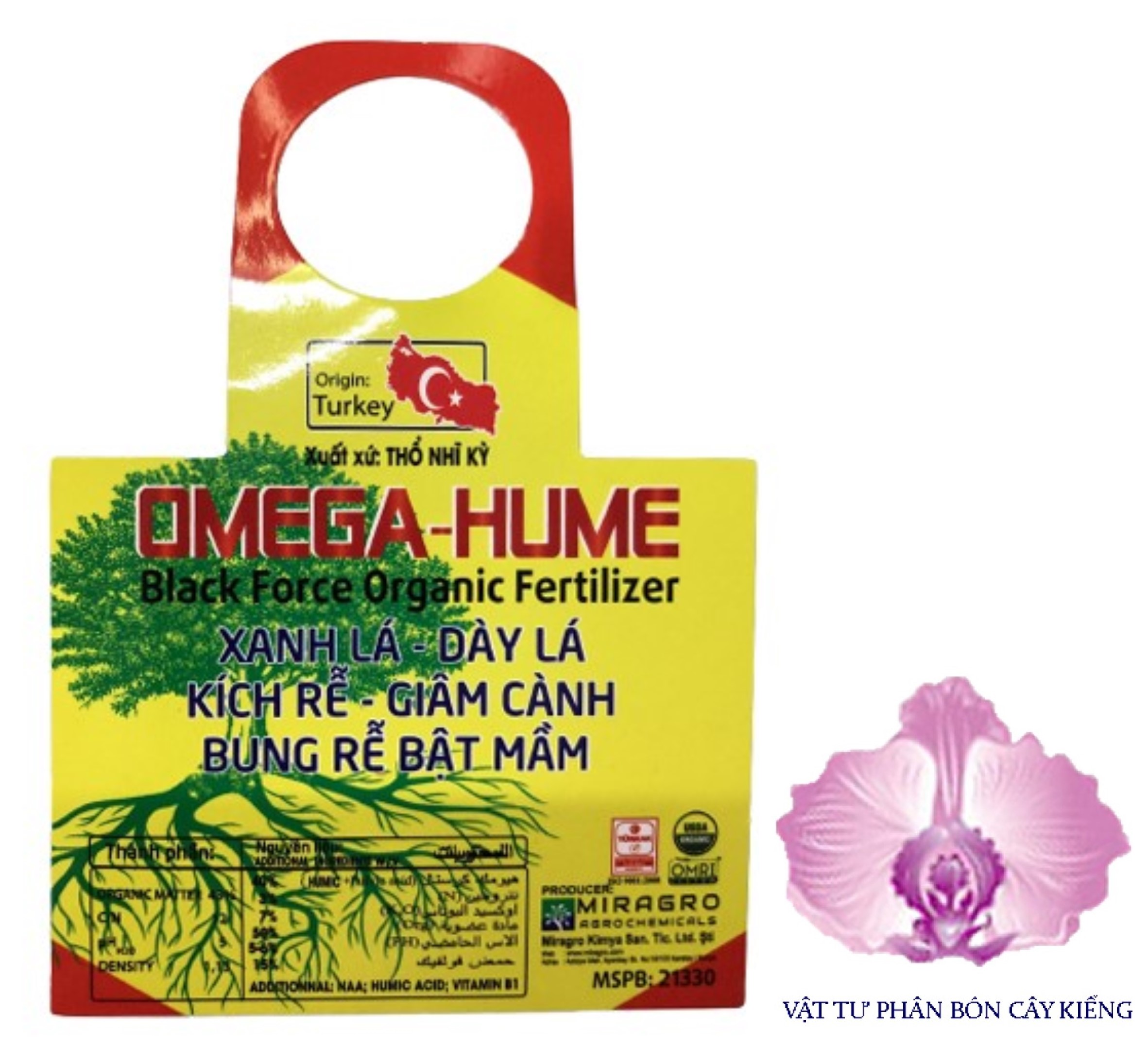 Phân bón omega-super hume xanh lá - dày lá - kích rễ - giâm cành - bung rễ bật mầm - #391a# 100ml