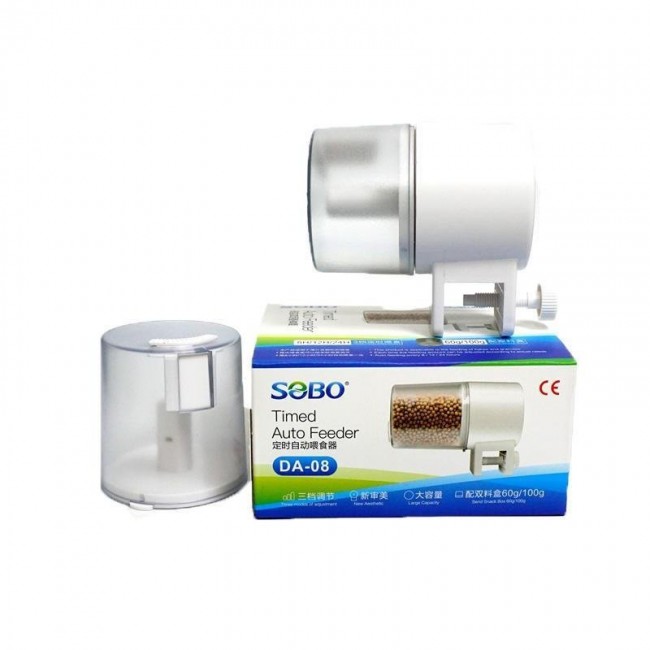 Máy cho cá căn tự động sobo da-08, máy hẹn giờ cho cá ăn,máy cho cá ăn tự động sobo da-08
