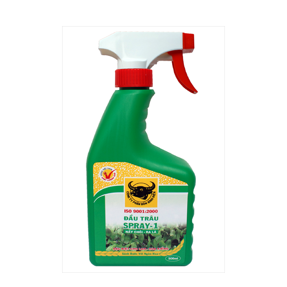 Phân Bón Đầu Trâu SPRAY 1 500ml Nảy Chồi - Ra Lá Cho Hoa Lan và Cây Kiểng