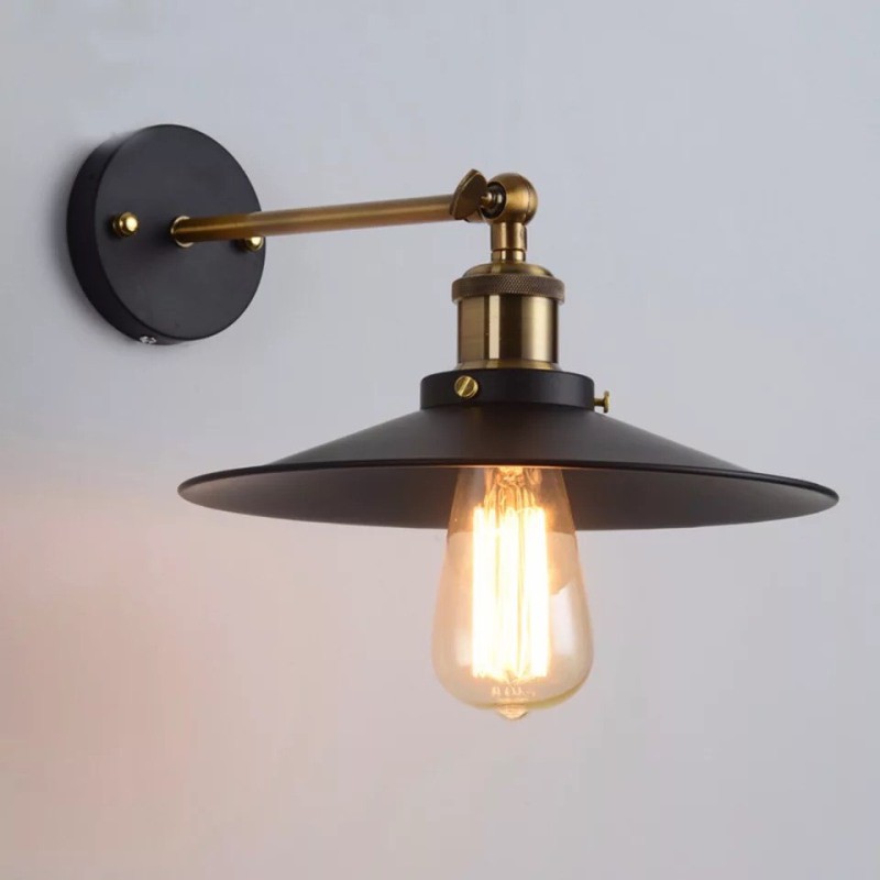 Đèn vách, đèn tường: Mẫu đèn vách bóng Edison trang trí