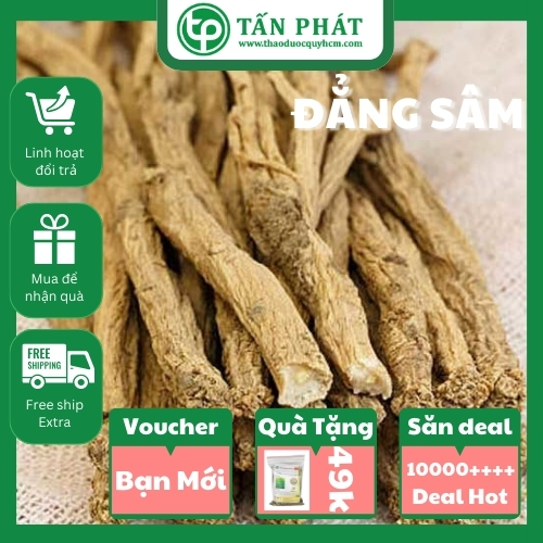 Dang Ginseng Dried and Dried 500g - Tan Phat - Extremely Effective in Supporting Health Improvement
