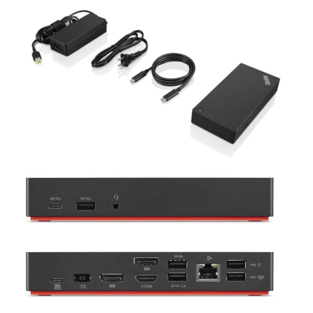 Đế kết nối Thinkpad Universal USB-C Dock , 40AY0090us kèm sạc 90w , New  SEAL 
