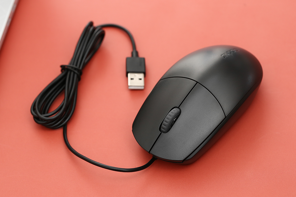 Chuột c&oacute; d&acirc;y rapoo n89h00 đen pc1
