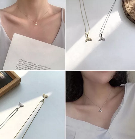 Dây chuyền hình đuôi cá thời trang cho nữ - Mã 14