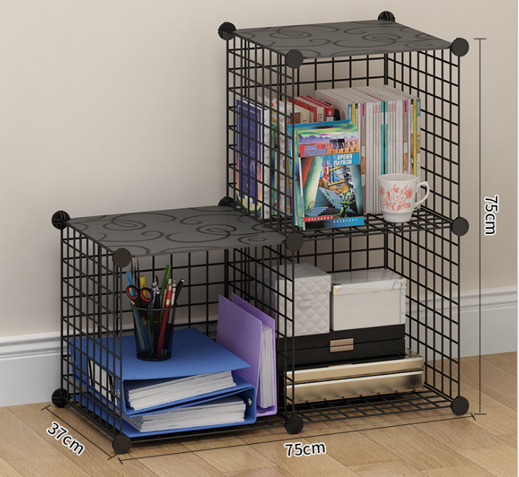 Tủ 3 Ô Lắp Ghép, Tấm Lưới Thép Ghép Tủ Bán Theo Bộ Ghép Giá Kệ Tủ (Tặng Kèm Đủ Chốt)