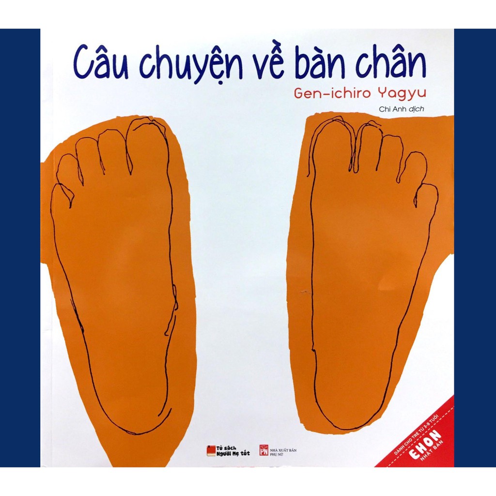 Sách ehon nhật bản - câu chuyện về bàn chân