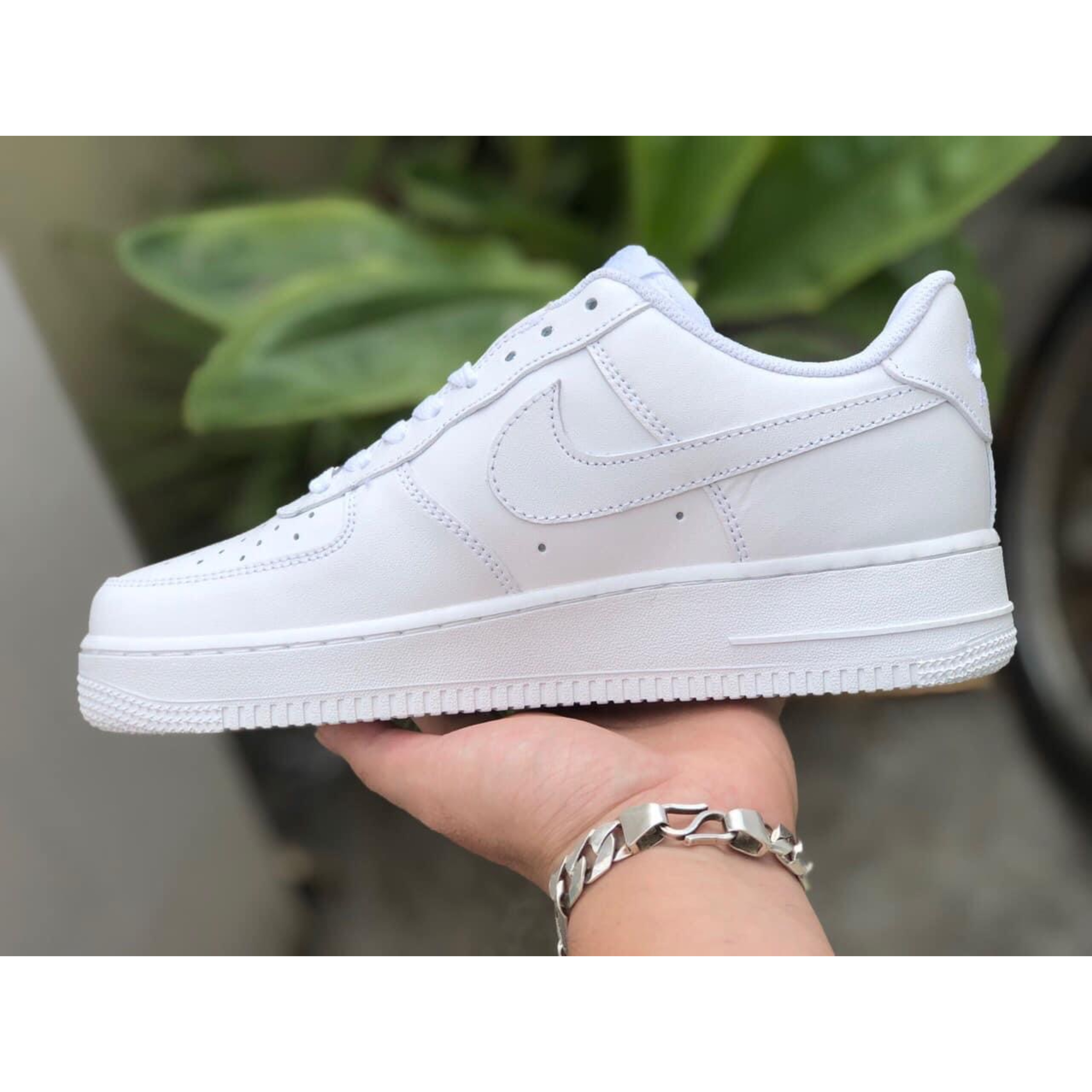 Giày Thể Thao 𝐀𝐅𝟏 Trắng Full, Giày sneaker Air 𝐅𝐨𝐫𝐜𝐞 Trắng Nam Nữ