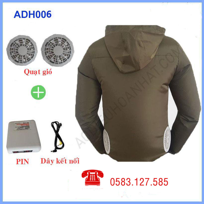 Áo điều hoà quạt gió công nghệ Nhật Bản
