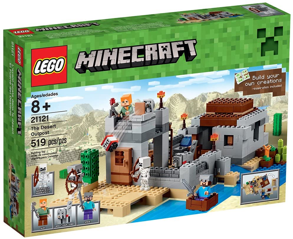 Lịch sử giá Lego tiền đồn sa mạc minecraft 21121 đảm bảo chính hãng, từ đan  mạch khối xây dựng đồ chơi đồ chơi lắp ráp cập nhật 4/2023 - BeeCost