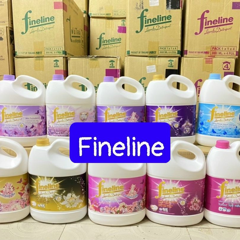Combo 2 can Nước giặt Fineline Thái Nhập Khẩu- Siêu Thơm, Siêu Tiết Kiệm