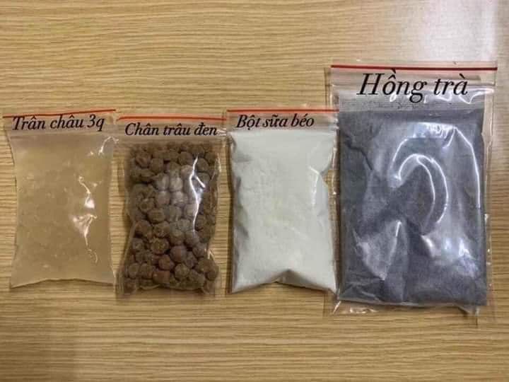 Sét làm trà sữa trân châu đường đen