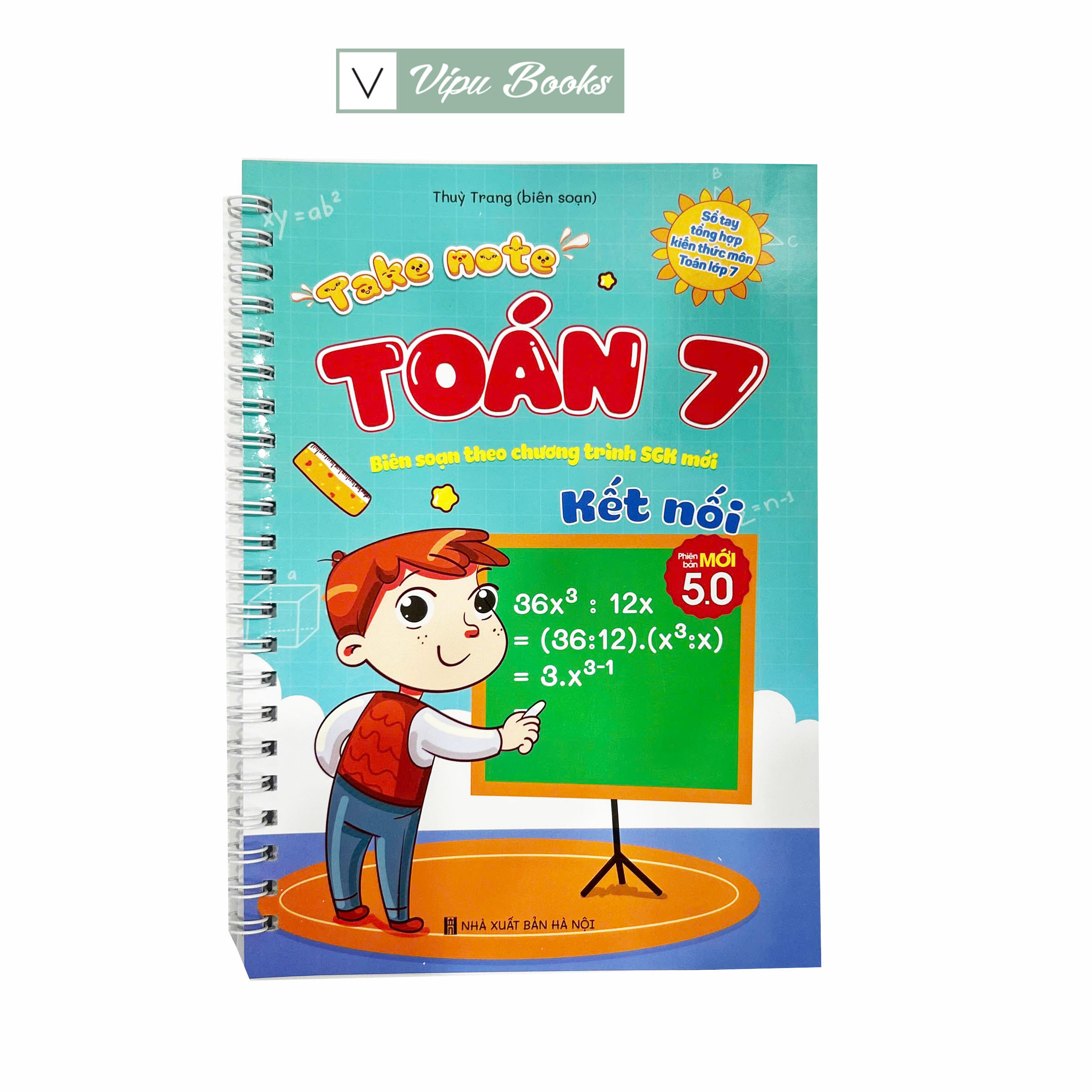 Sách - Sổ Tay Takenote Toán Lớp 7 - Theo Chương Trình Kết Nối Tri Thức - Biên Soạn Theo CT SGK Mới - Khổ Giấy A5