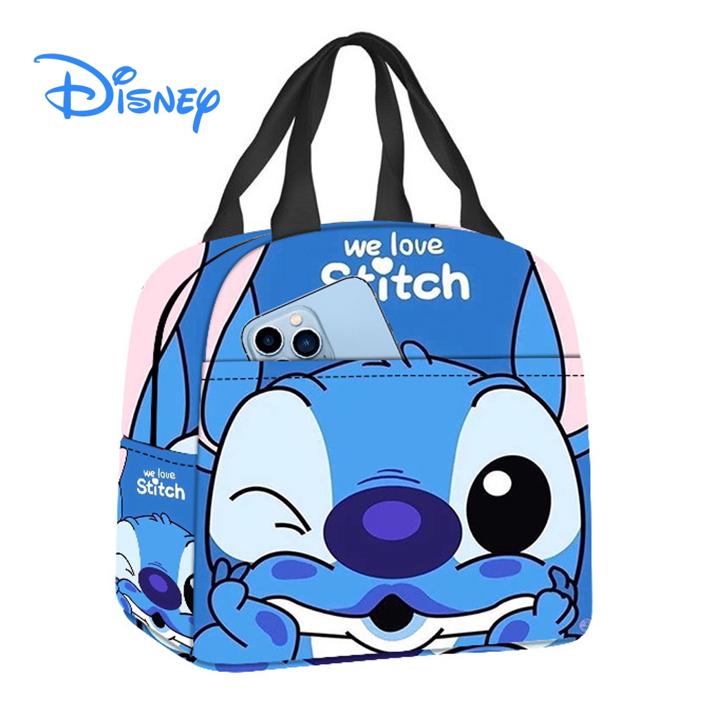 hotx【DT】 New Lilo and Boys Kids Portable Insulated Lunch Bags Cooler Bag Ice