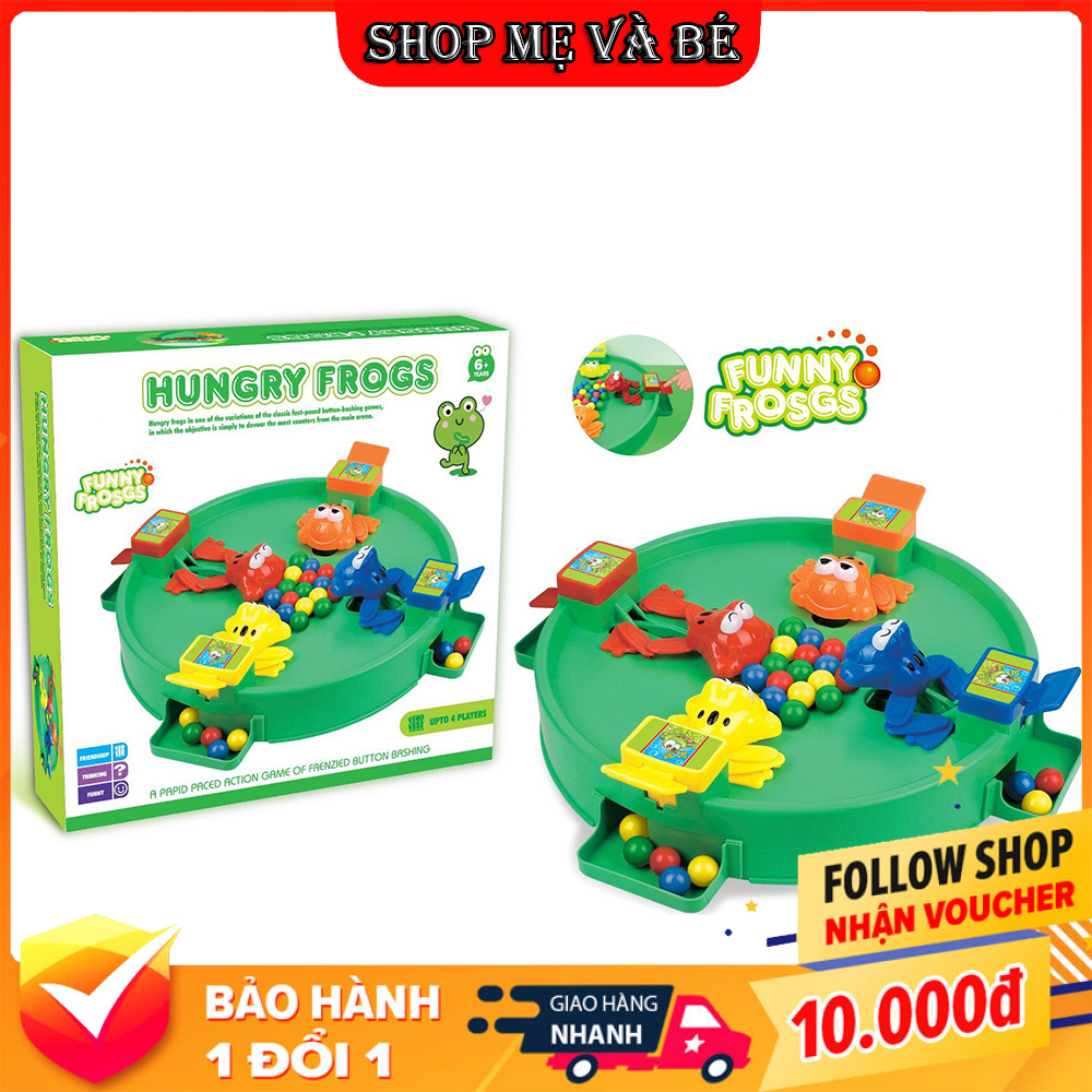 Bộ đồ chơi ếch ăn kẹo siêu vui nhộn, chất liệu nhựa abs an toàn cho bé