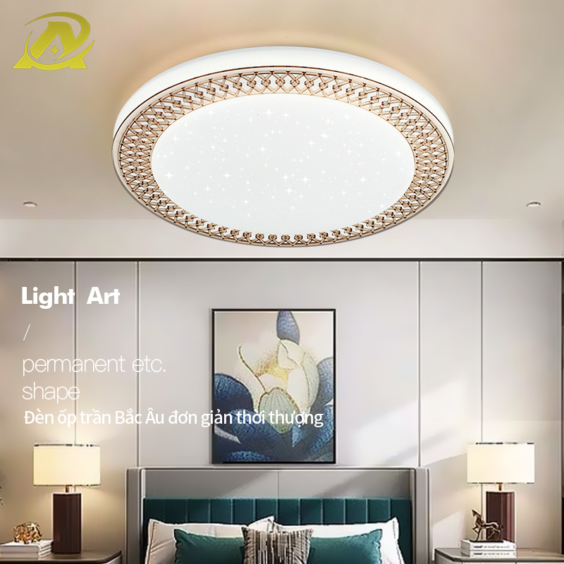 Lịch sử giá Đèn LED ốp trần tròn đơn giản hiện đại trang trí phòng ...