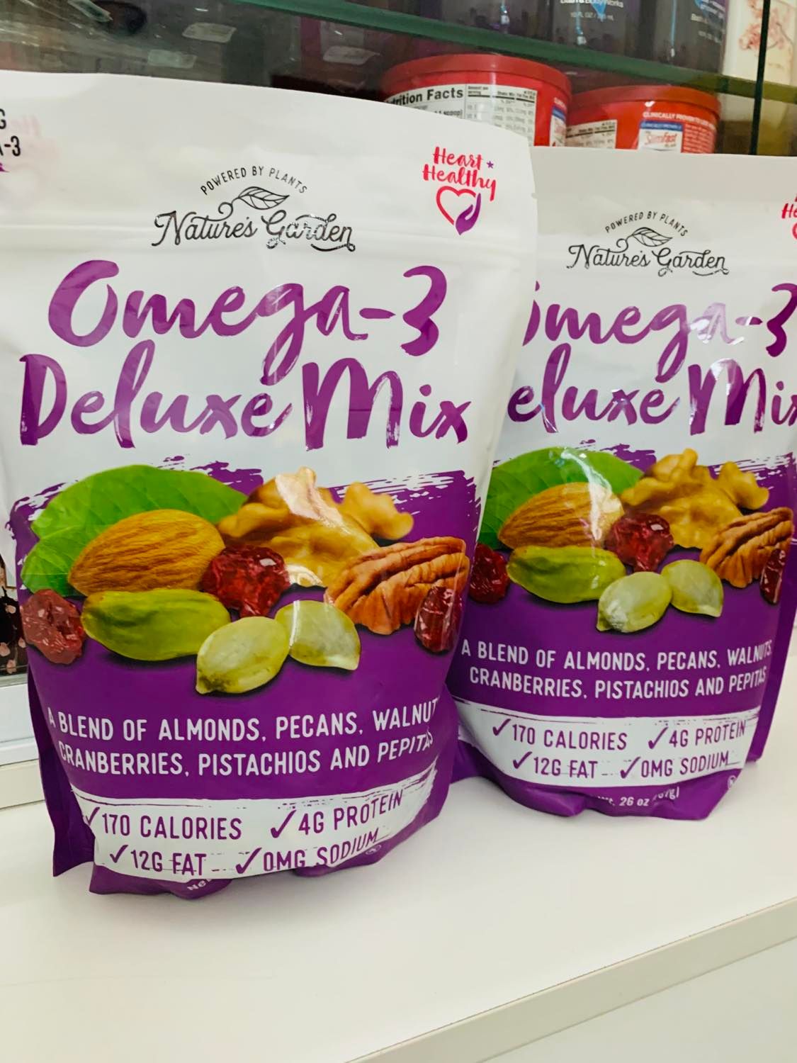 Hạt sấy tổng hợp mỹ nature's garden omega 3 deluxe mix 737g