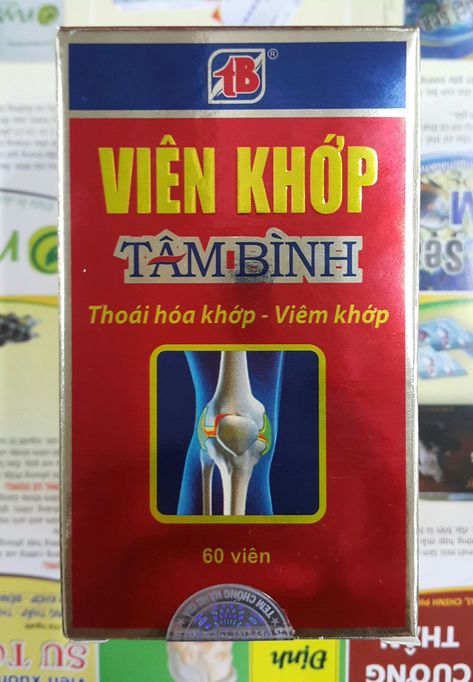Viên Xương Khớp Tâm Bình - Hỗ trợ người bị thoái hóa khớp, viêm khớp
