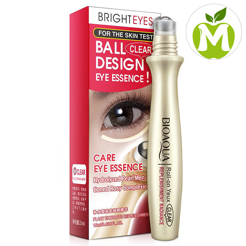 Serum dưỡng da mắt bioaqua ball design , có đầu bi lăn chống quầng thâm và bọng mắt hiệu quả