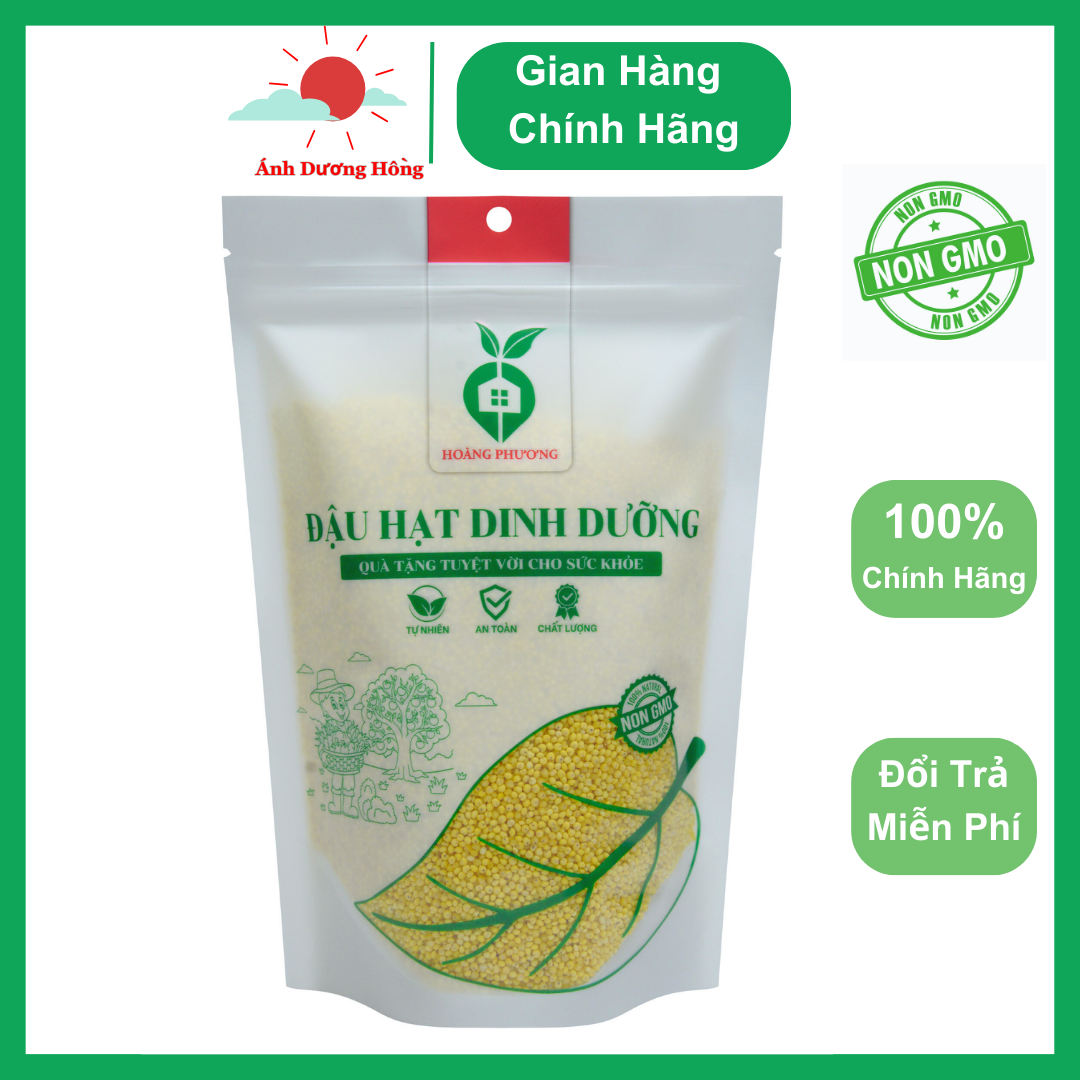 Hạt kê vàng tách vỏ shelled millets nấu chè nấu xôi cháo cho bé ăn dặm hoàng phương 500gr - 2kg