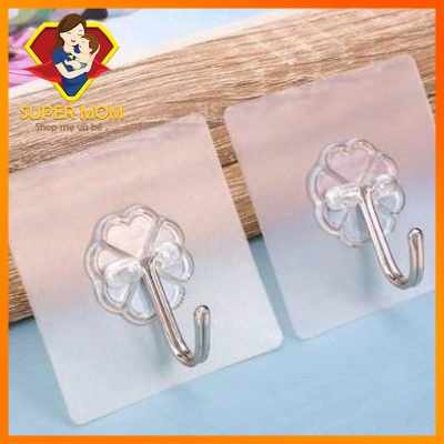 SET 5 Móc Dán Tường Siêu Chắc, Móc dán tường cường lực, Móc dán chịu lực 20kg