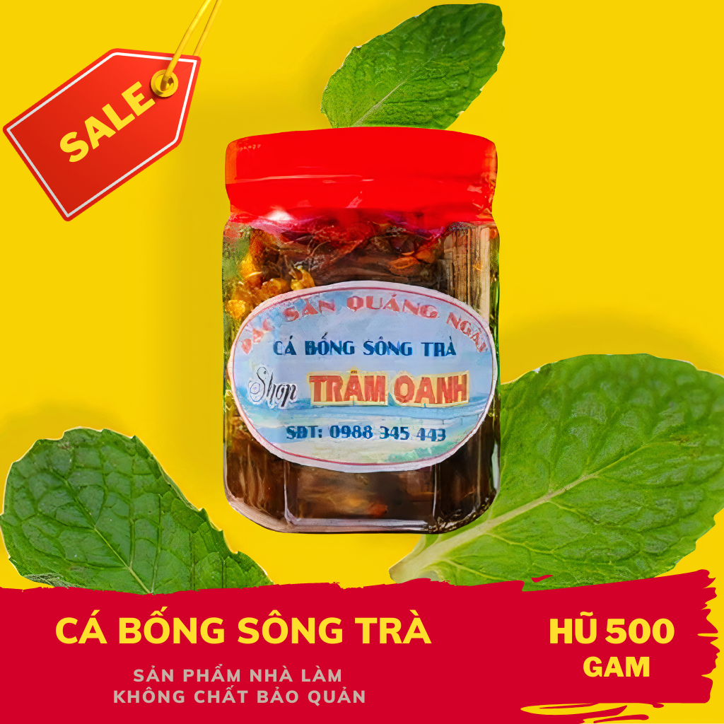 Cá bống sông trà 500gr trâm oanh