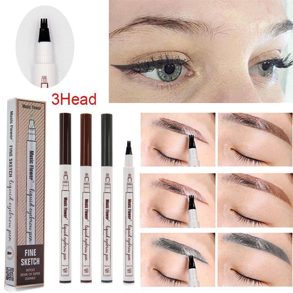 Bút chì kẻ mày phẩy sợi điêu khắc 4d