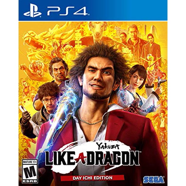 Đĩa Game PS4 - Yakuza Like A Dragon Dai Ichi Steelbook Edition Hệ US