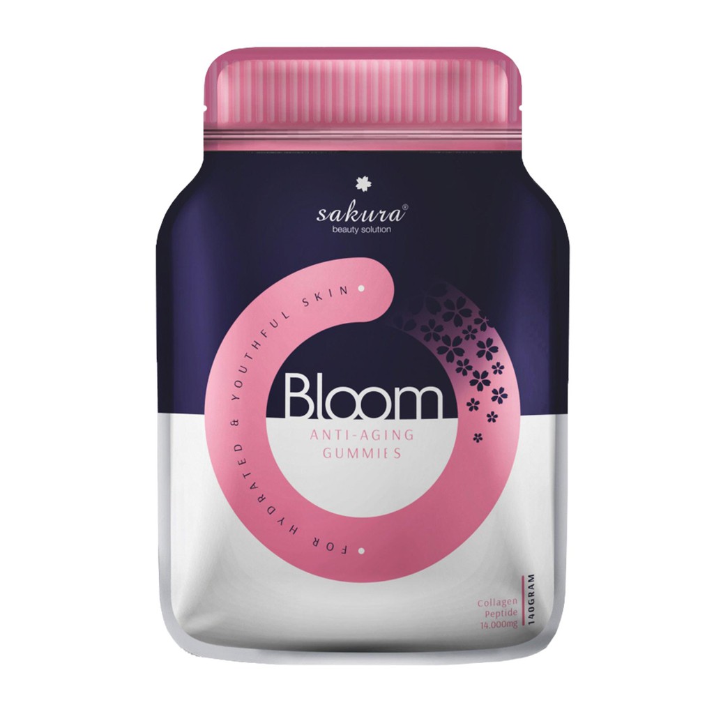 [HCM]Kẹo Dẻo Sakura Bloom Anti - Aging Collagen Gummies 140g