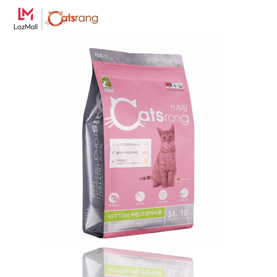Hạt cho mèo nhỏ CATSRANG Kitten 1.5kg / 400gr- Hàn Quốc