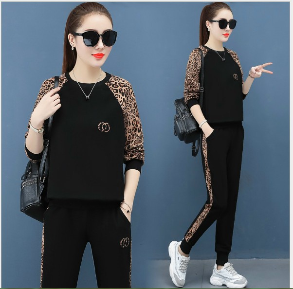 Đồ bọ thun thể thao phối da beo vai tay