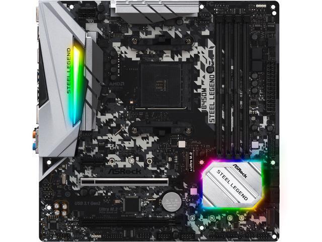 Mainboard asrock b450m steel legend