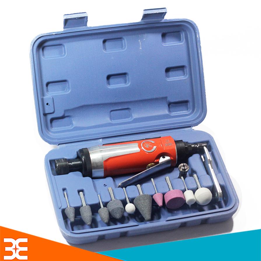 Bộ máy mài hơi cầm tay 8201 trục kẹp 3mm/6mm đa năng