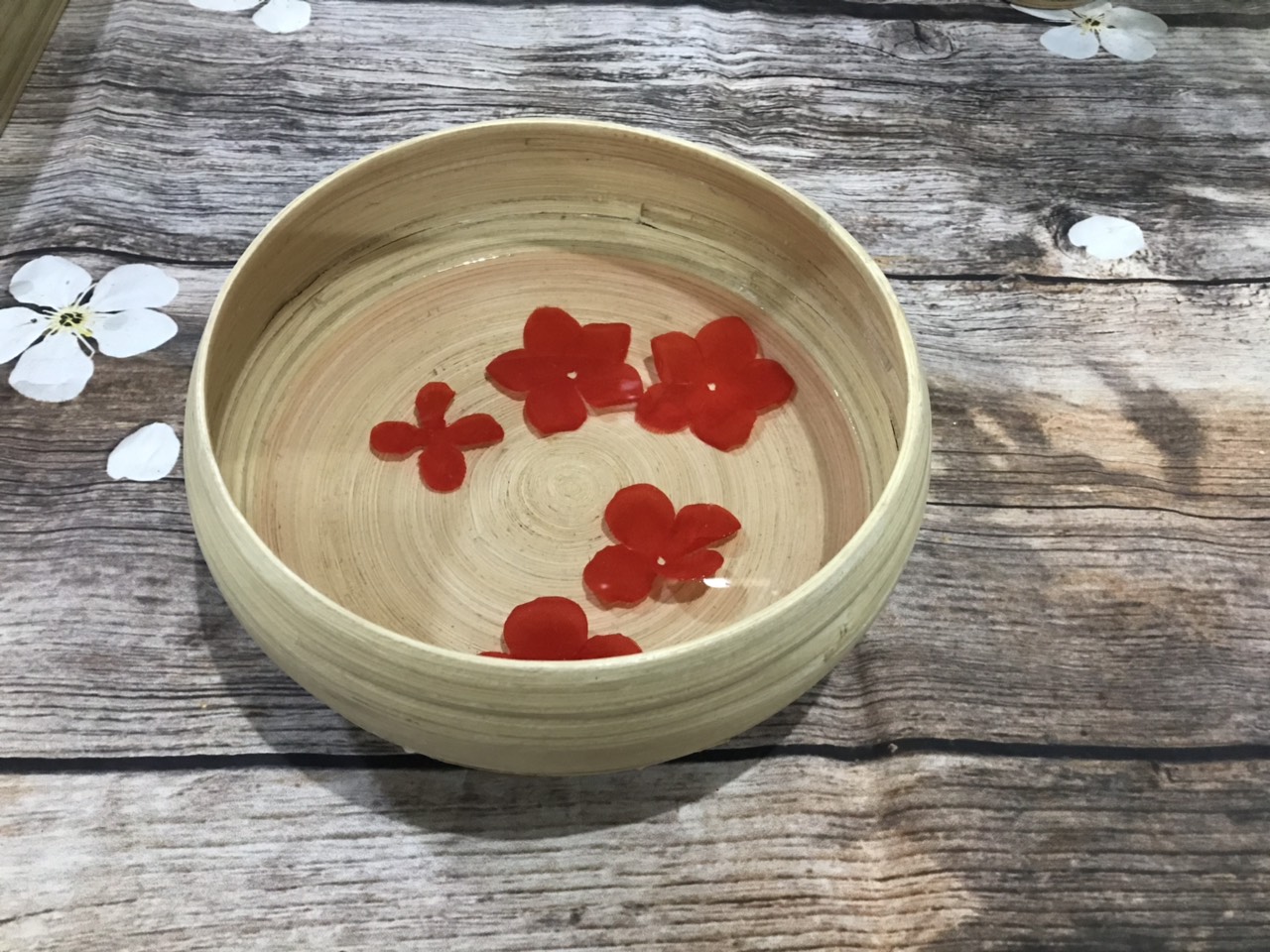 CHẬU NGÂM CHÂN CỐT TRE DÁNG BẦU (35CM)