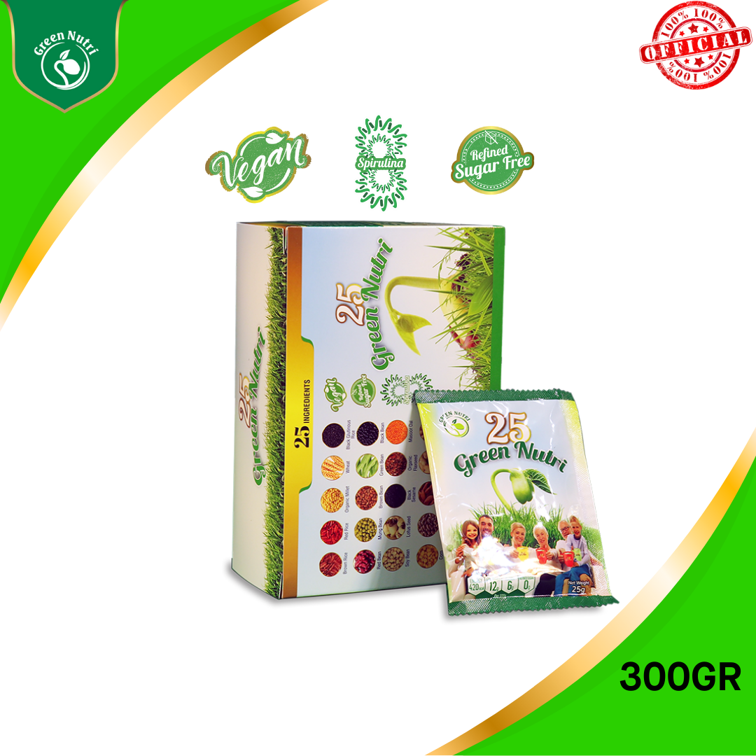 Bột ngũ cốc 25 green nutri - hộp 300gr