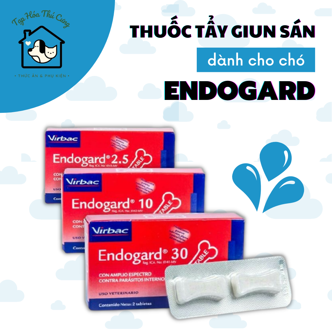 Endogard tẩy sạch giun sán cho chó - Virbac