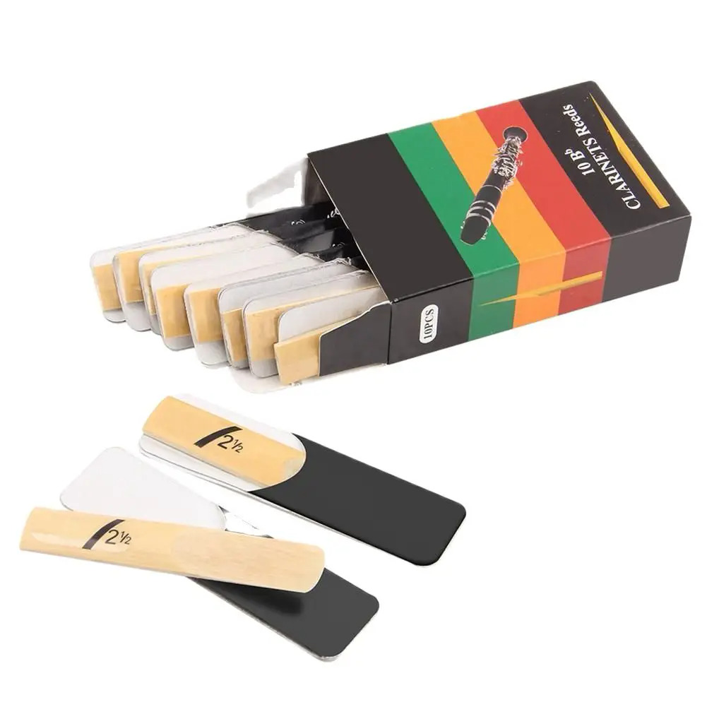 10 cáibộ Clarinet lau sậy thiết lập BB giai điệu sức mạnh 2.5 bằng gỗ sậy rắn mới bắt đầu thay thế phụ tùng woodwind nhạc cụ phụ kiện