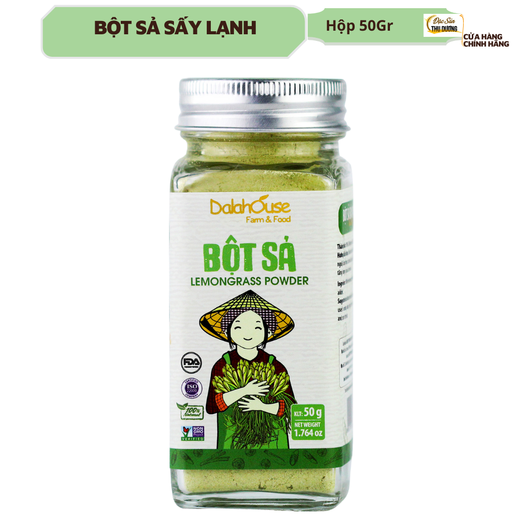 Bột sả hữu cơ sấy lạnh Dalahouse