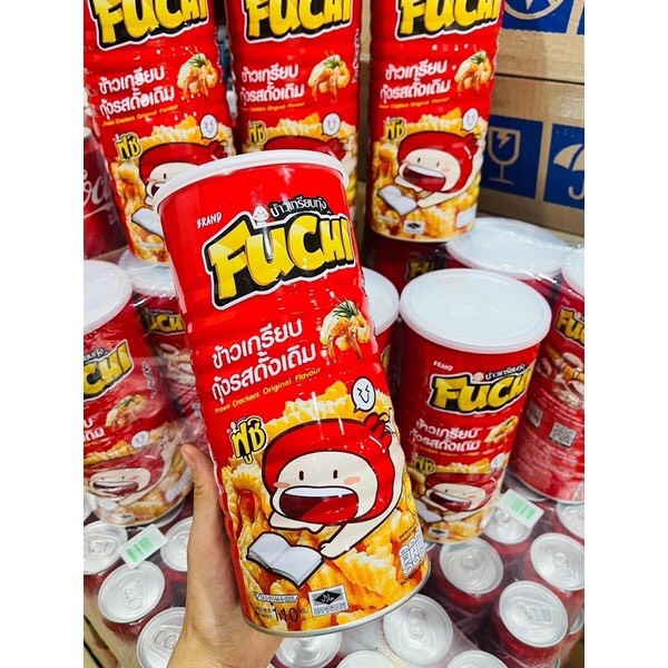 Bim bim lon tôm Fuchi Thái Lan 48k/ 1 lon 110g